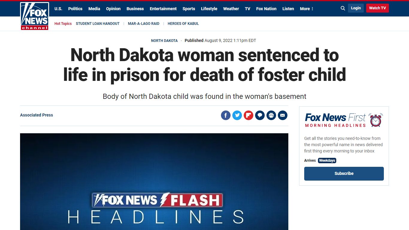 North Dakota woman sentenced to life in prison for death of foster ...